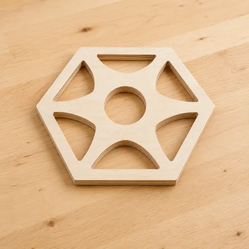 Simple plywood shape cutting project