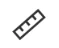 Ruler (measurement) tool icon
