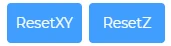 ResetXY and ResetZ buttons